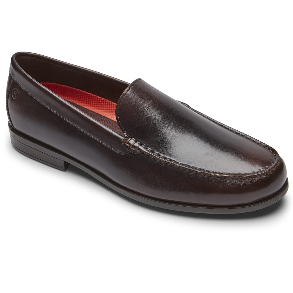 Slip-Ons Rockport Hombre Mexico - Classic Lite 2 Venetian Marrom Oscuro - OMTVB0215